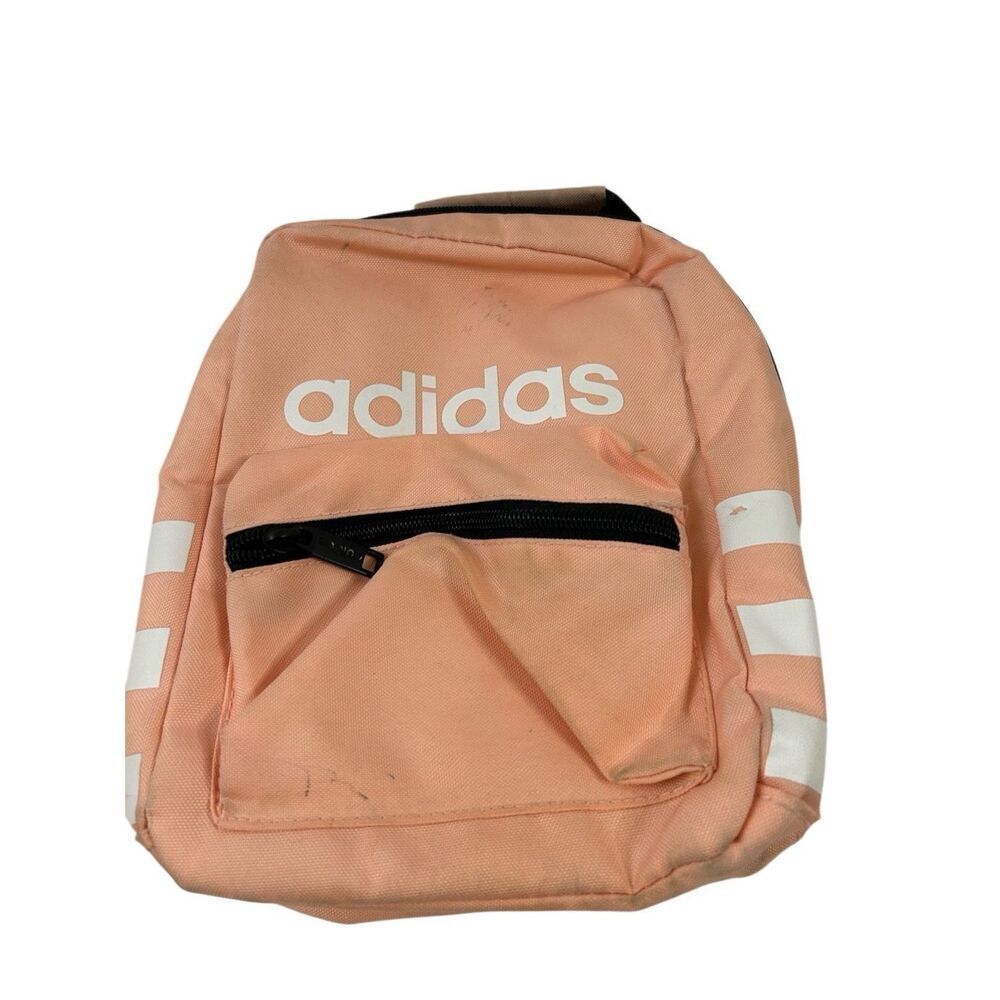 Adidas insulated lunch box pink white 11"x9"‎